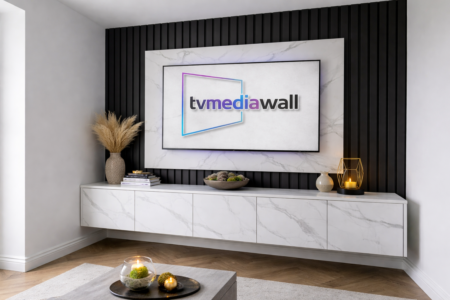Media Wall Bundle Two – Floating Unit - Image 2