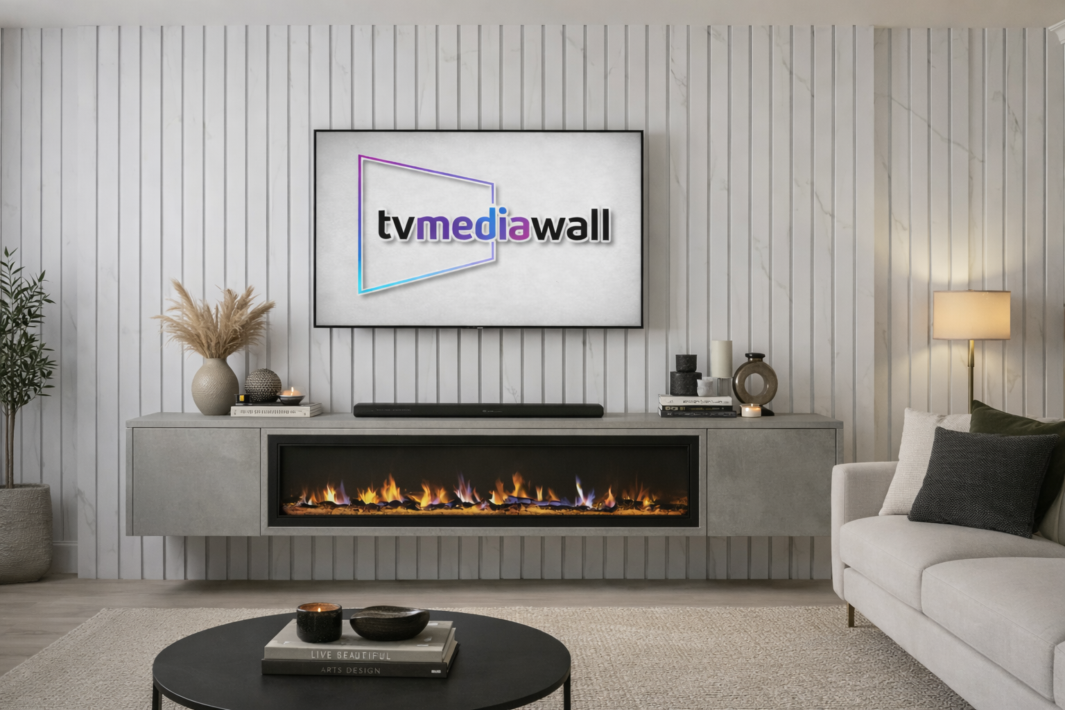 Polished Marble Media Wall – Clearance Bundle - Image 3