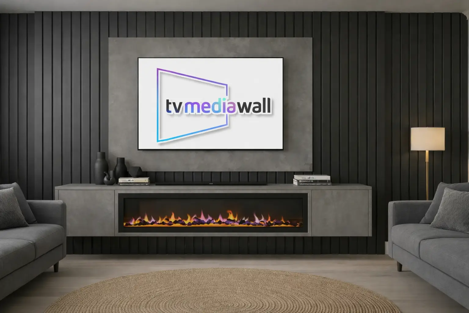 Media Wall - Clearance Bundle (Carrara Marble) - Image 3